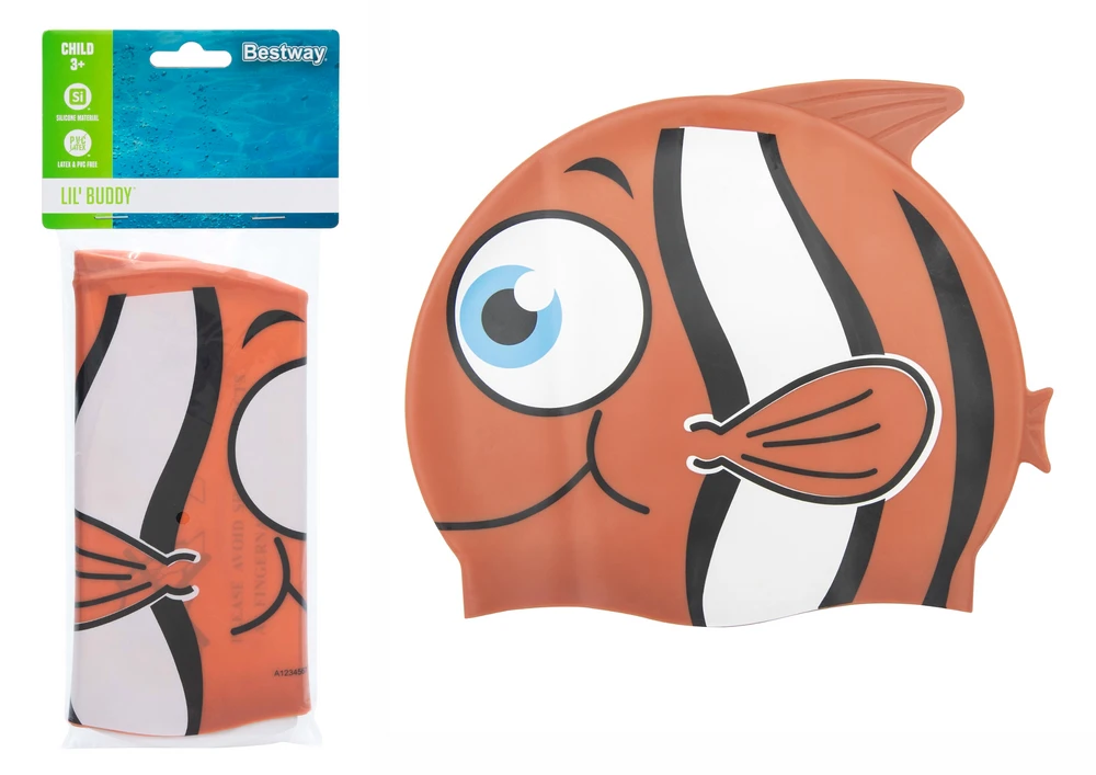 Plaukimo kepuraitė Bestway Fish, oranžinė