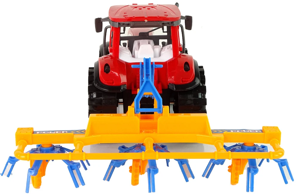 Traktorius su frikciniu grėbliu Lean Toys