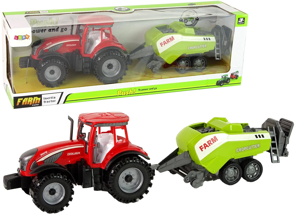 Traktorius su sėjamaja Lean Toys