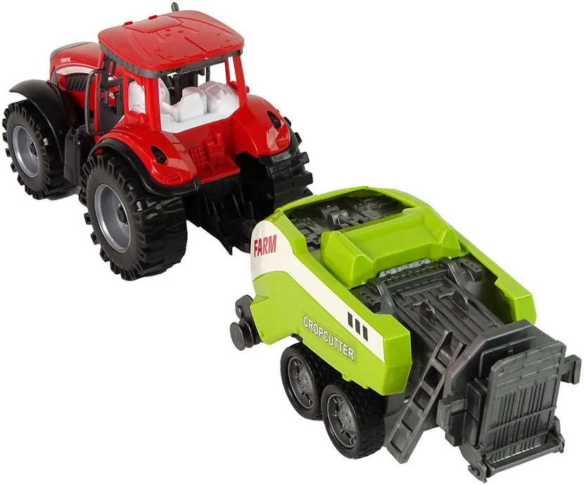 Traktorius su sėjamaja Lean Toys