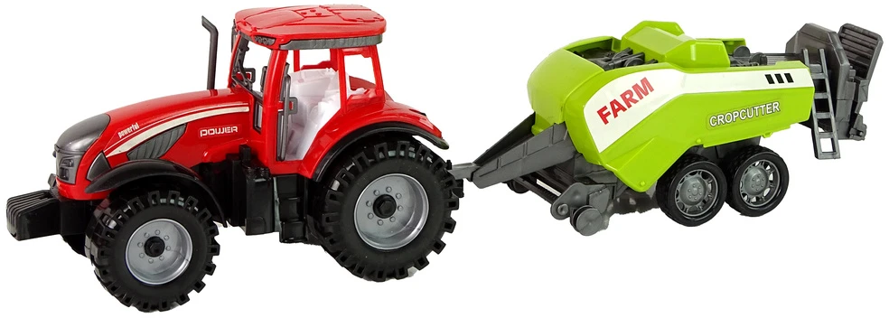 Traktorius su sėjamaja Lean Toys