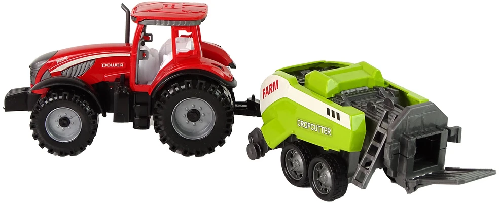 Traktorius su sėjamaja Lean Toys