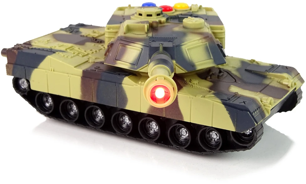 Lean Toys Žaislinis tankas Brown Moro 1:32 su garsais ir šviesomis
