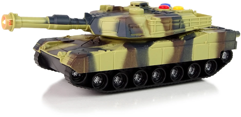 Lean Toys Žaislinis tankas Brown Moro 1:32 su garsais ir šviesomis