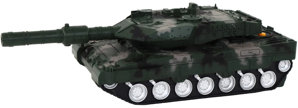 Nuotoliniu būdu valdomas tankas Lean toys, žalias