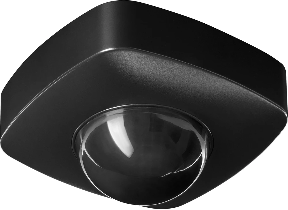 Orno Czujnik 360° judesio ir buvimo jutiklis, IP65, 2000 W, 3 jutikliai, juodas