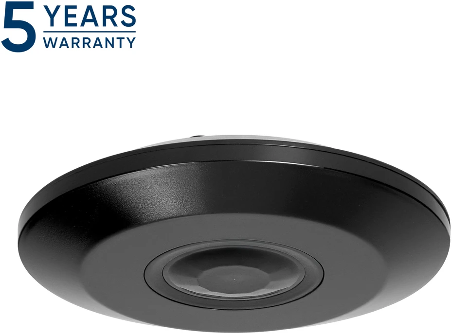 Orno Czujnik 360 laipsnių judesio jutiklis IP20, 2000 W, itin plokščias - 2,5 cm, juodas