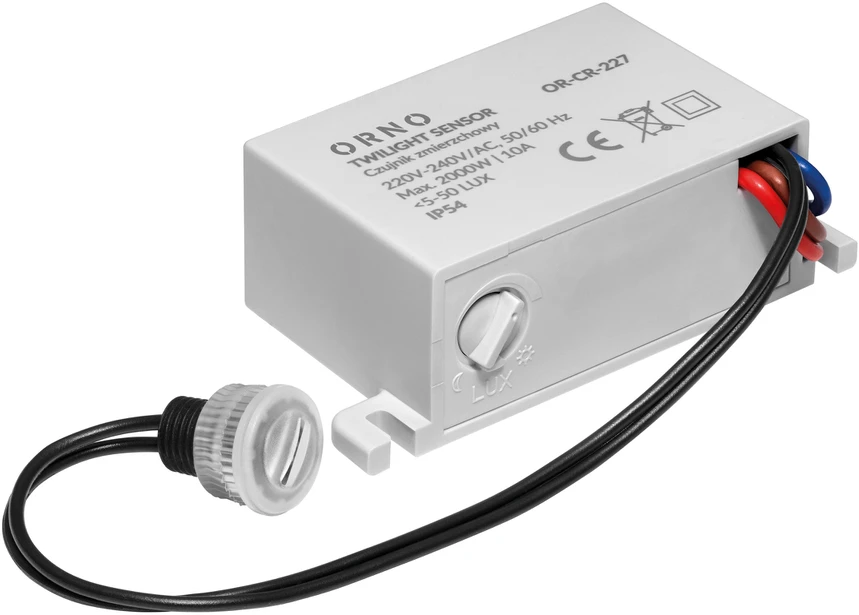 ORNO TWILIGHT jutiklis SU LAUKO MINI ZONDU, 2000W