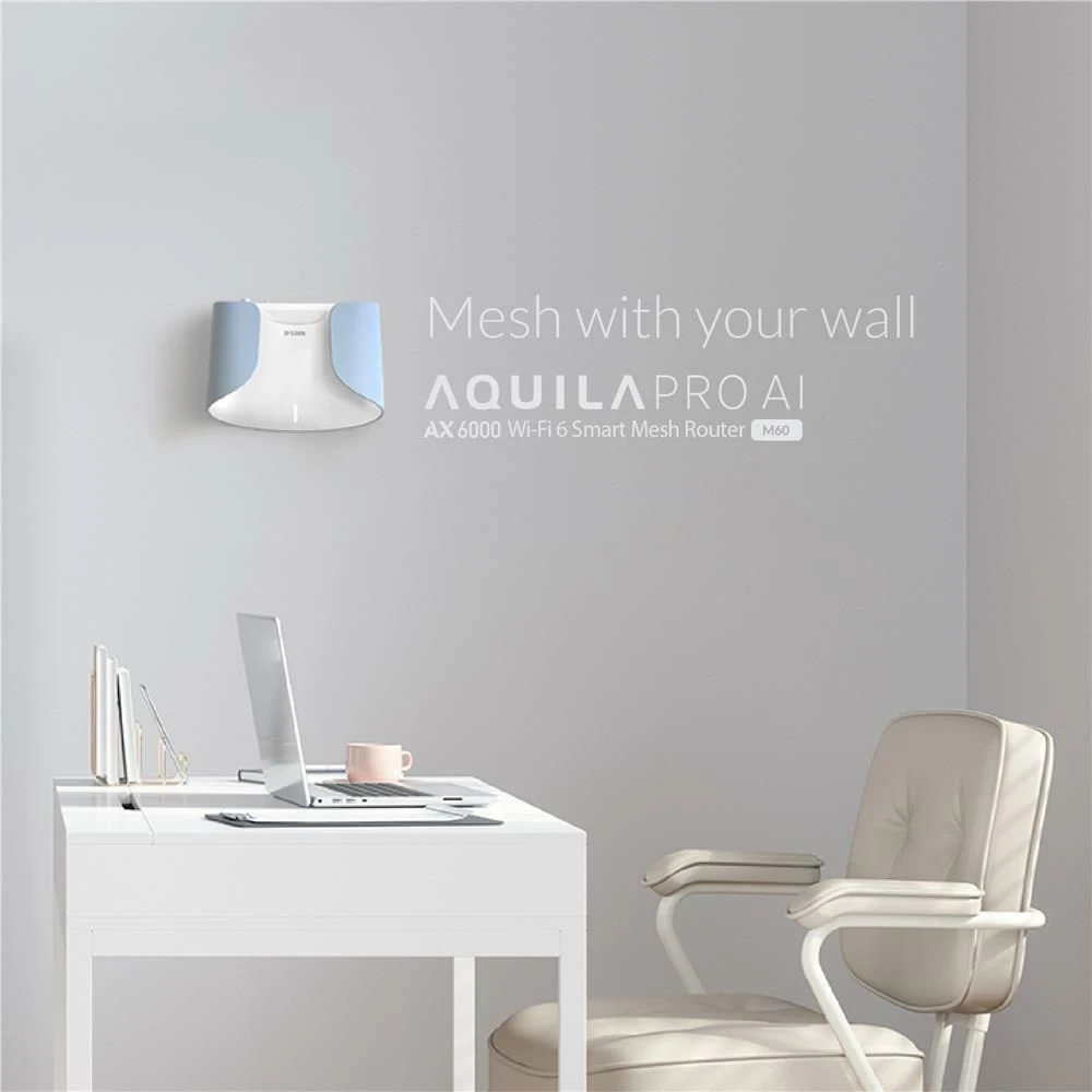 „D-Link Aquila Pro AI AX6000“ išmanusis „Wi-Fi 6“ tinklo maršrutizatorius