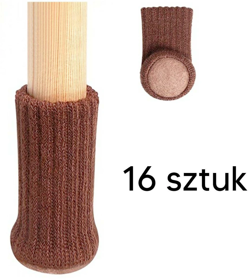ATL Apsauginės baldų pagalvėlės, 16 vnt., 40 mm, rudos