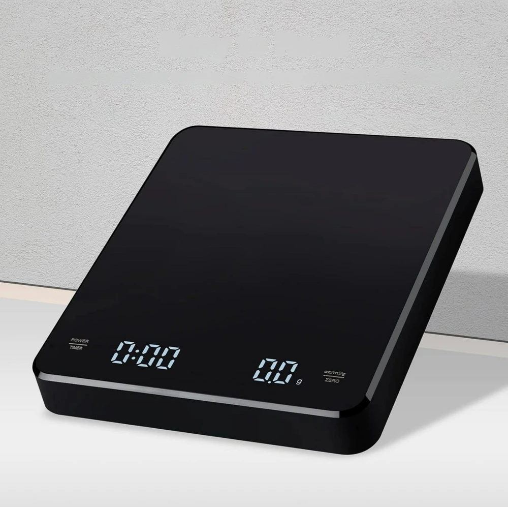 Virtuvinės svarstyklės Aptel Elektroninės virtuvės svarstyklės kavai su LCD ekranu ir USB-C įkrovimu