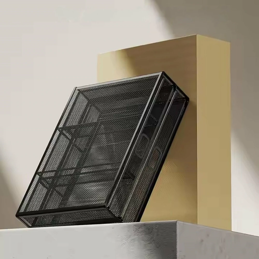 ATL Metalinis stovas monitoriams su dviem stalčiais, 40x29,5x11,5 cm