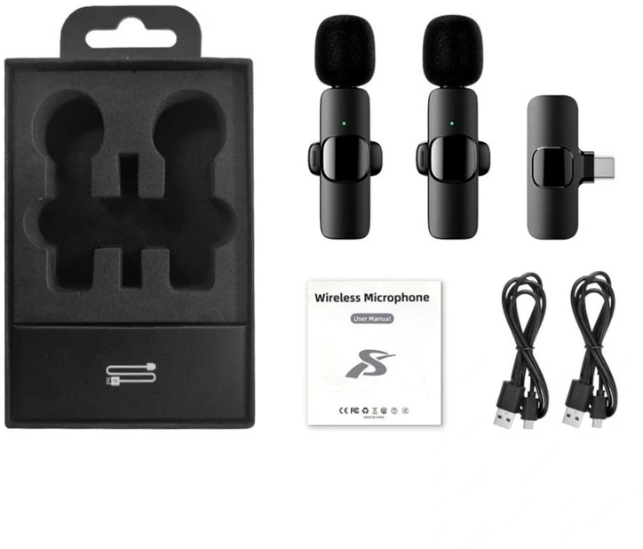 ATL DA704 belaidis USB-C prisegamas mikrofonas, 2 vnt.