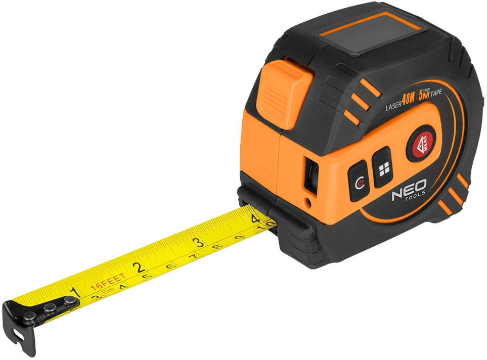 Neo Tools Dalmierz Lazerinis atstumo ieškiklis su matavimo juosta