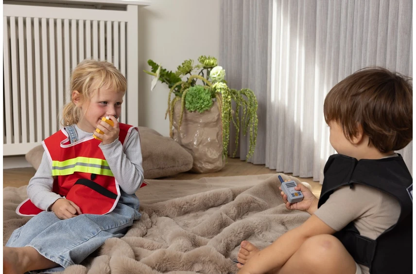 Dantoy - Medinis ugniagesio žaislų rinkinys, 10 vnt. (5715)