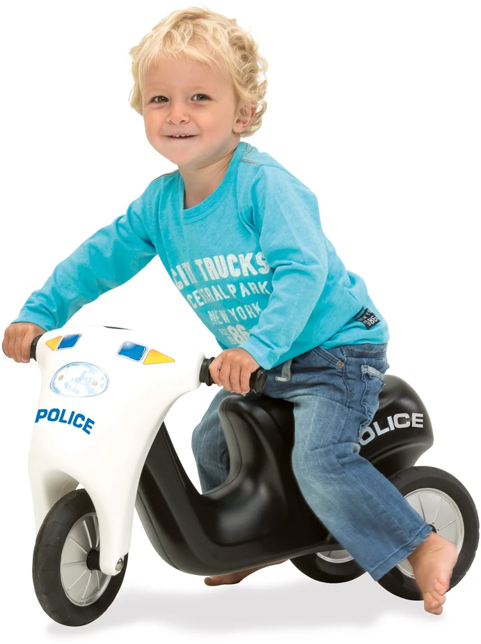 Dantoy - policijos paspirtukas su guminiais ratukais (3333)