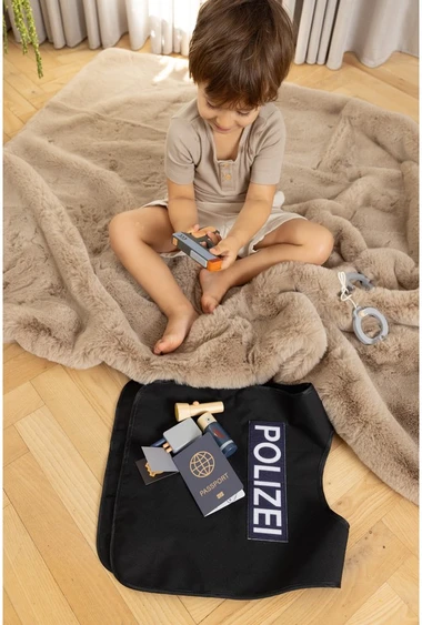 Dantoy - Policininko žaidimų rinkinys iš medžio, 7 dalių (5714)