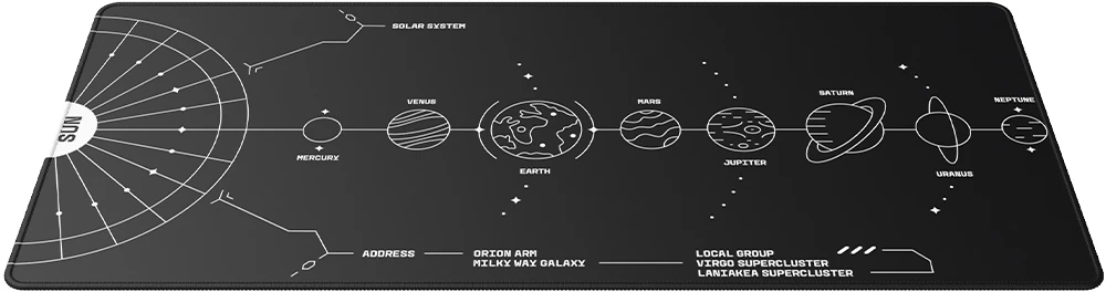 Kilimėlis Dark Project Terra Nova Juodas XL