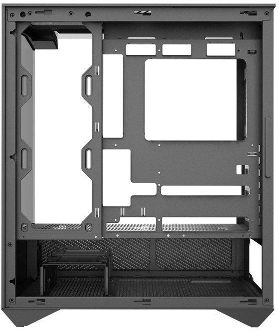 Darkflash DY460 computer case (Juodas) + 4 ARGB fans
