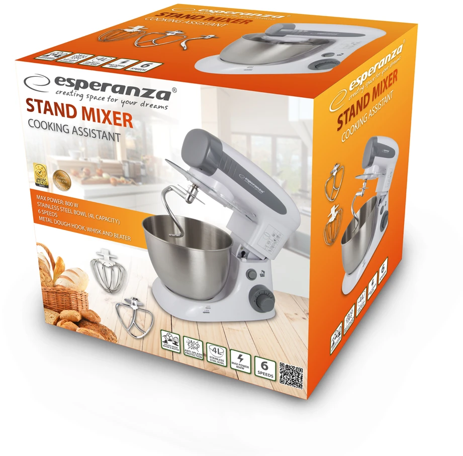 Virtuvinis kombainas Virtuvės robotas planeta Esperanza COOKING ASSISTANT EKM024 (800W)
