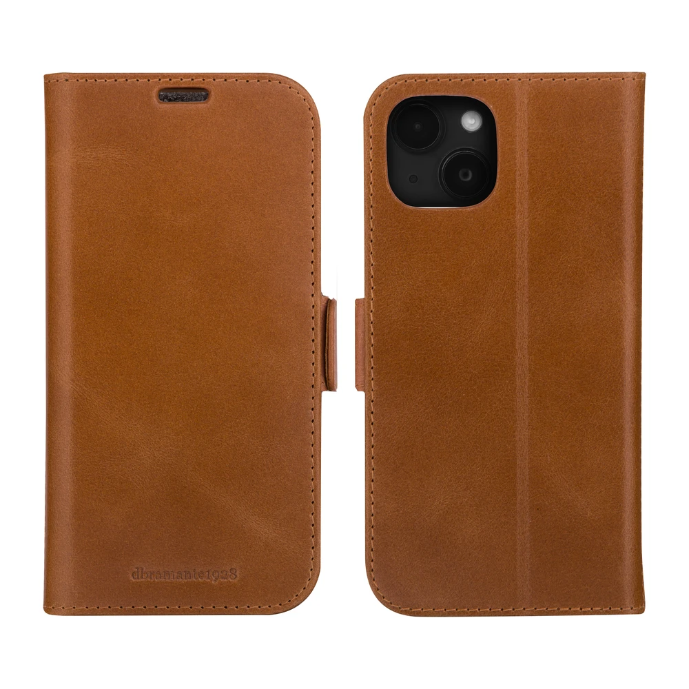 Dbramante1928 Dbramante 1928 Copenhagen Wallet Apple iPhone 15 dėklas telefonui rudos spalvos
