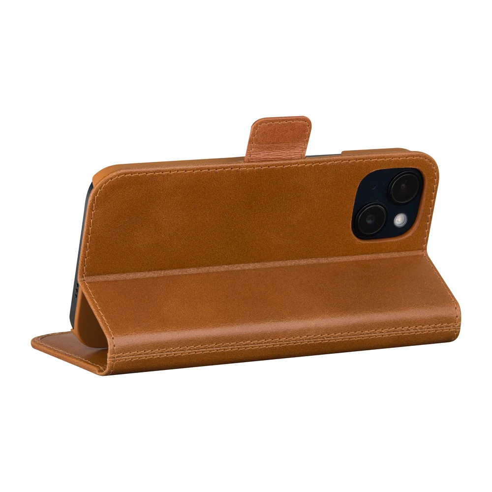 Dbramante1928 Dbramante 1928 Copenhagen Wallet Apple iPhone 15 dėklas telefonui rudos spalvos