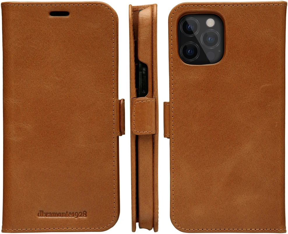 Dėklas DBRAMANTE1928 LYNGE - IPHONE 12 6.1? - TAN