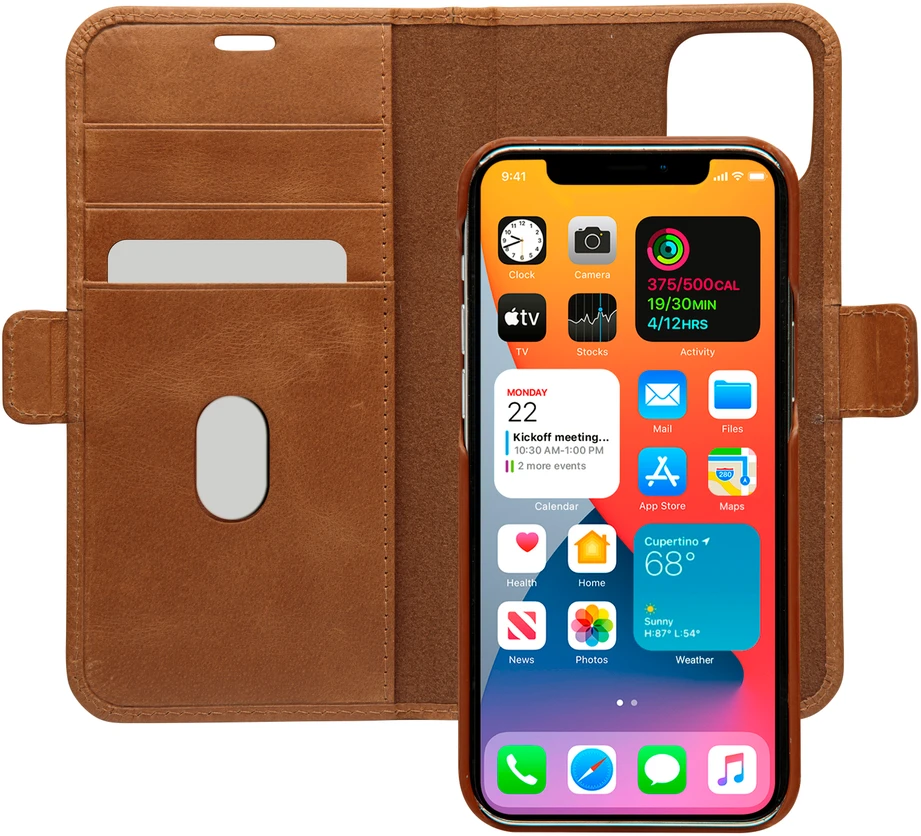 Dėklas DBRAMANTE1928 LYNGE - IPHONE 12 6.1? - TAN