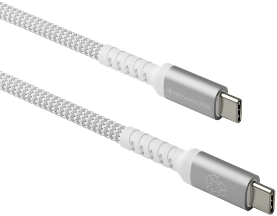 dbramante1928 – pintas USB-C į USB-C laidas – 1,2 m – pilkas