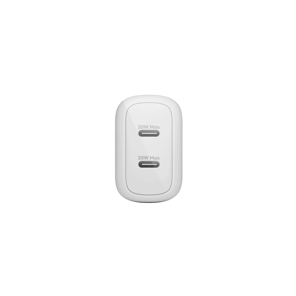 dbramante1928 – „Re-charge Pro“ – ES sieninis įkroviklis 2x USB-C 20W – baltas