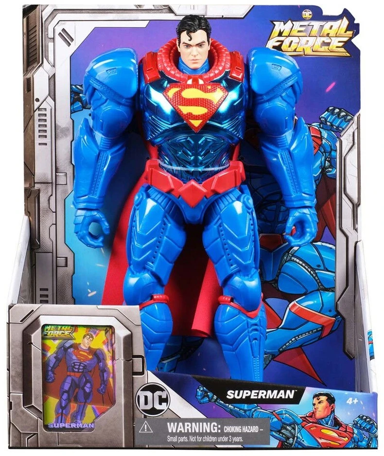 DC - Metal Force XL herojai 30 cm - Supermenas (6072667)