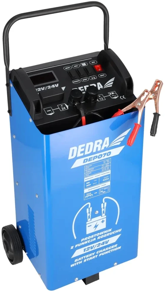 Dedra Sroves lygintuvas su paleidimo funkcija 1224V 40400Ah