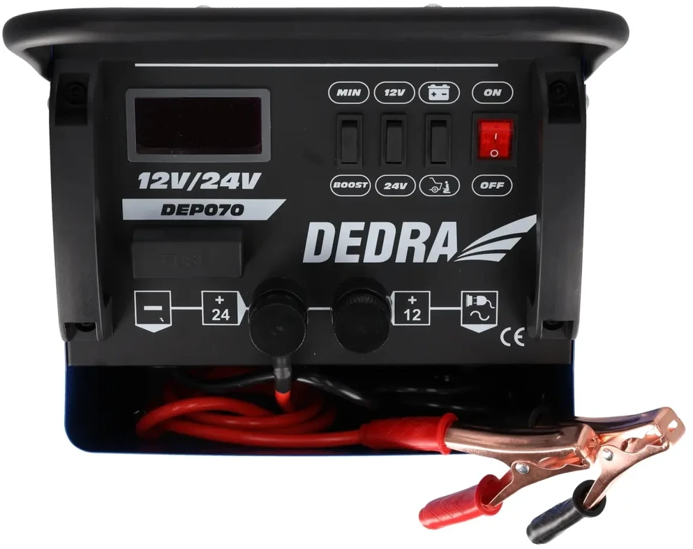 Dedra Sroves lygintuvas su paleidimo funkcija 1224V 40400Ah
