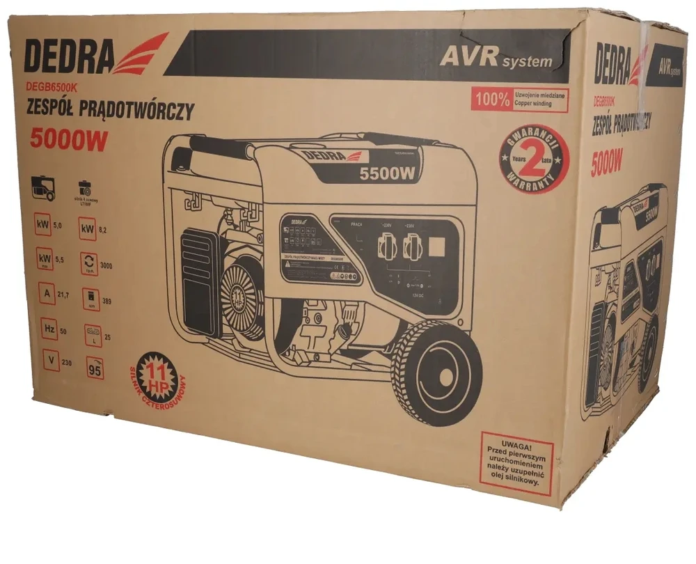 Dedra Generatorius 55 kW max 50
