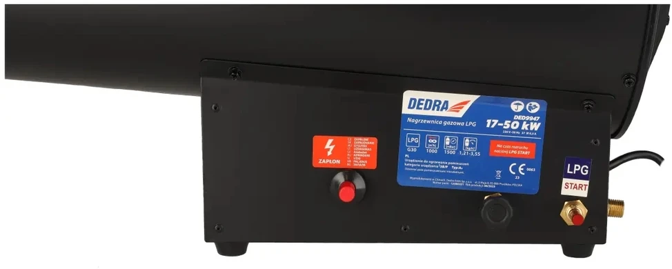 Dedra Nagrzewnica dujinė 17-50kw