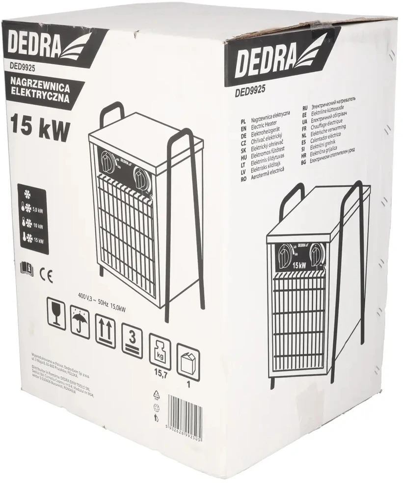 Dedra Elektrinis ildytuvas 50001000015000W