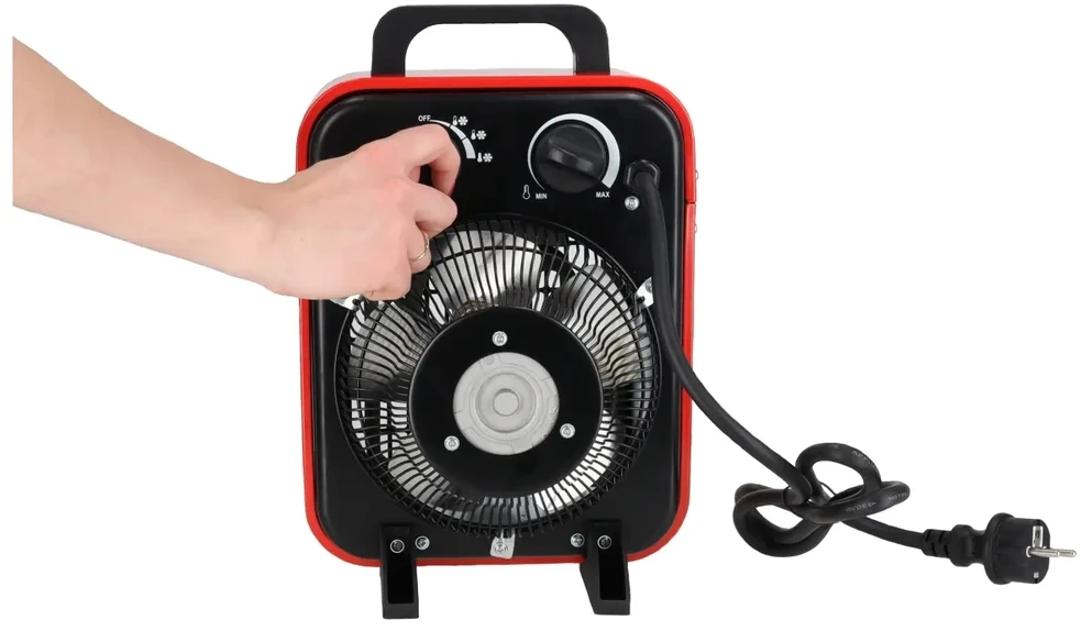 Dedra Corporation DEDRA DED-9921B elektrinis šildytuvas su apsauga nuo perkaitimo 3 kW (naujas modelis)