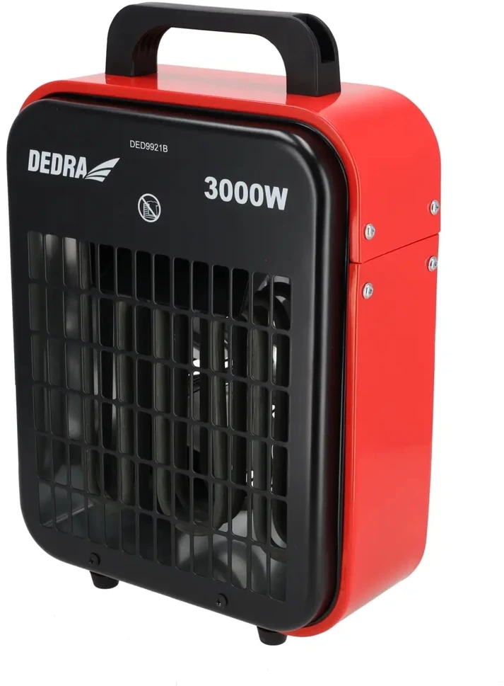 Dedra Corporation DEDRA DED-9921B elektrinis šildytuvas su apsauga nuo perkaitimo 3 kW (naujas modelis)