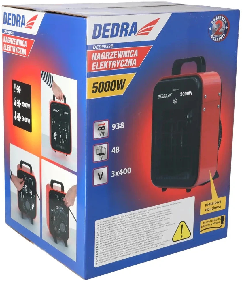 Dedra Elektrinis ildytuvas 5kW