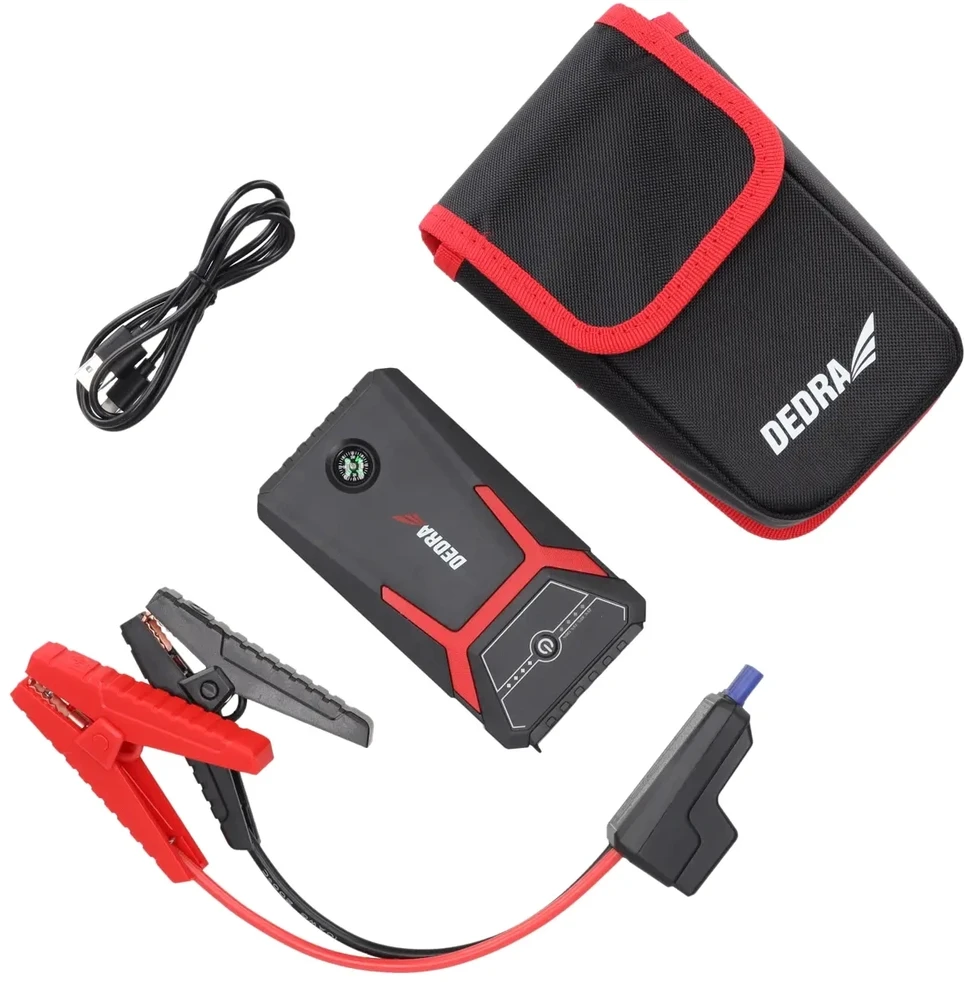 Dedra Powerbank 8000 mAh nešiojama baterija su variklio užvedimo funkcija
