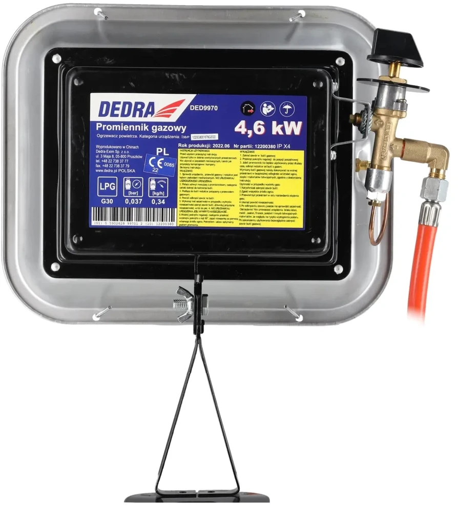 DEDRA DUJŲ RADIATORIUS BALONUI 4.6kW