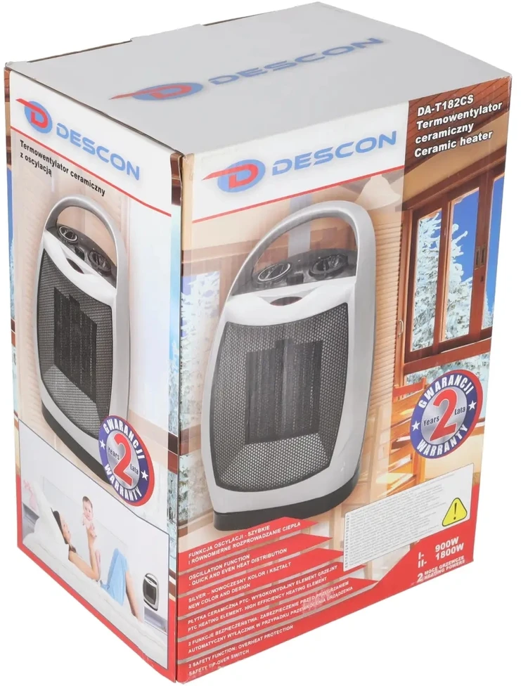 Termowentylator Keraminis termoventiliatorius 1800W