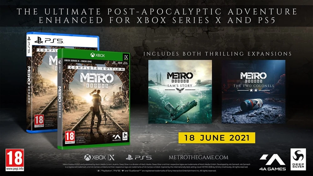 Deep Silver Deep Sidabrinis Metro Exodus Complete Edition