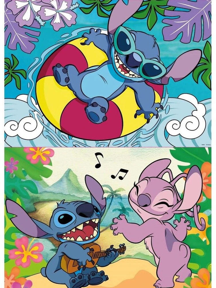 Dėlionė Educa - 2x100 Disney siuvinėjimo siūlių (80-19998)