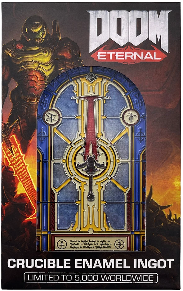 Fanatik „Doom Limited Edition“ tiglio kardo vitražo lango luitas