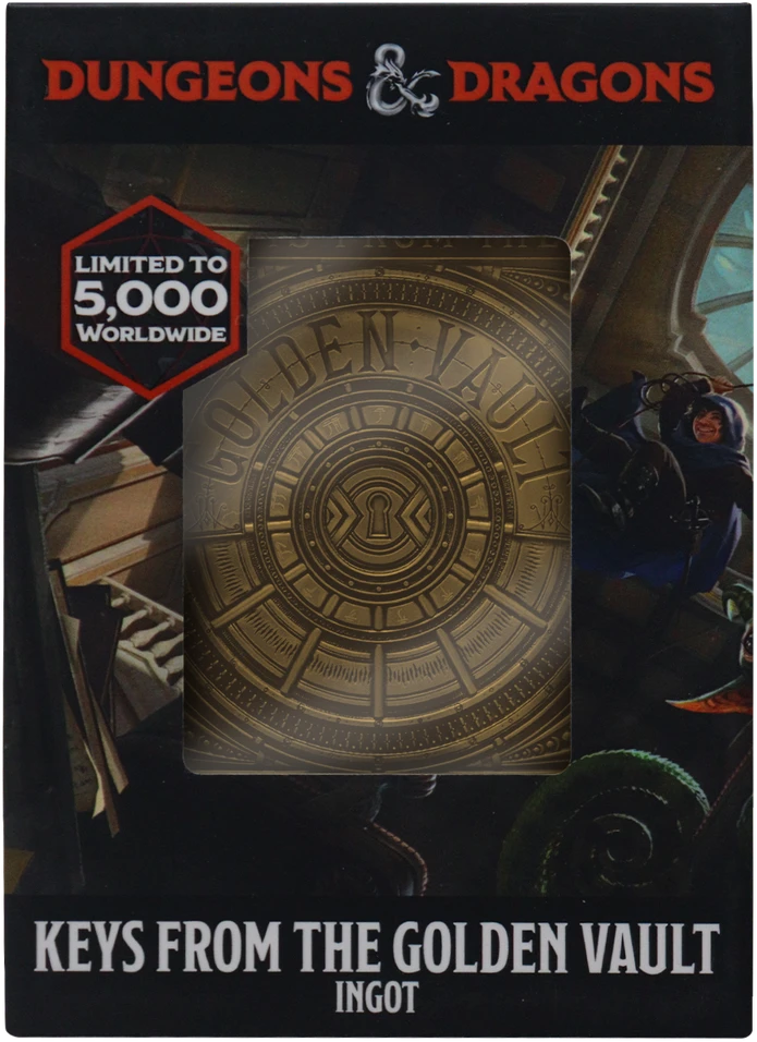 Fanatik „Dungeons Dragons“ riboto leidimo raktai iš „Golden Vault Ingot“
