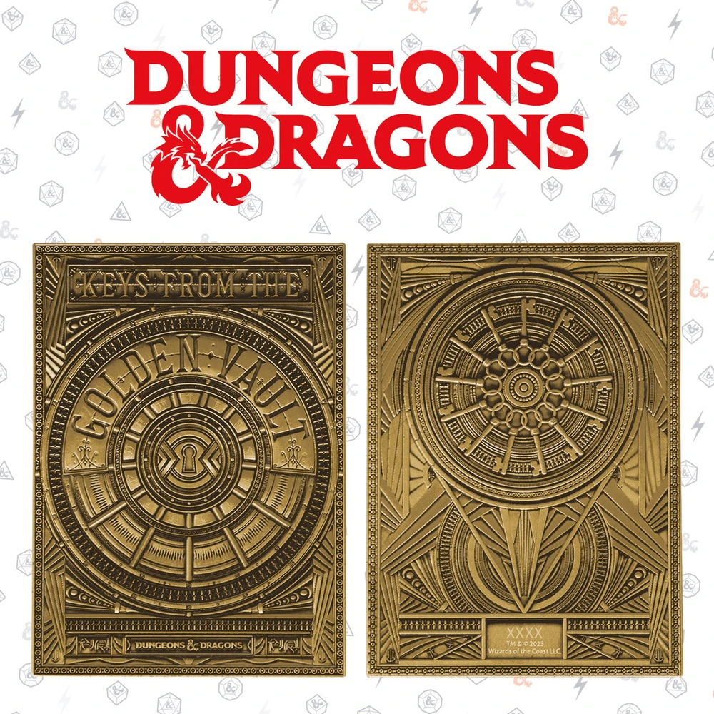 Fanatik „Dungeons Dragons“ riboto leidimo raktai iš „Golden Vault Ingot“