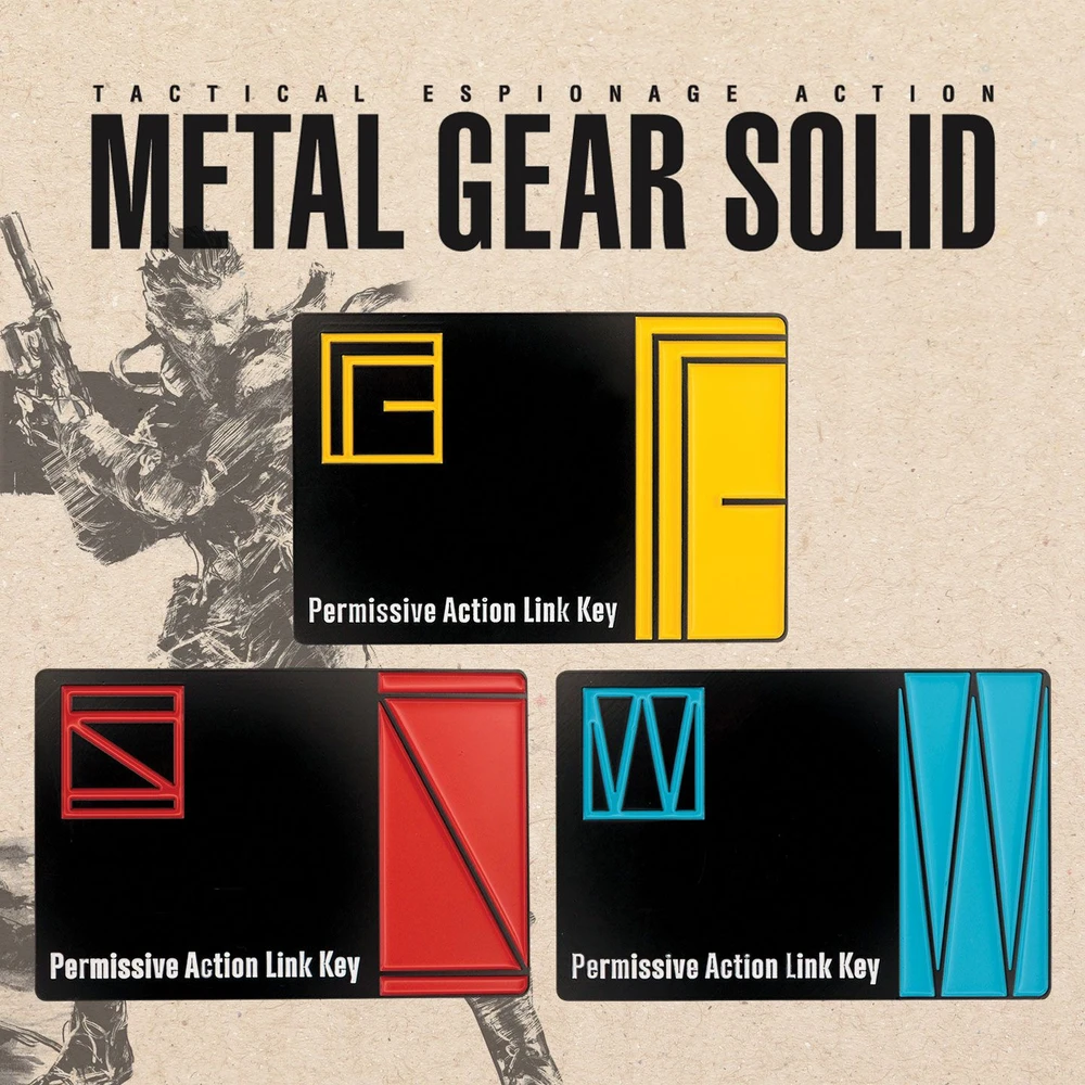 Dėlionė Fanatik „Metal Gear Solid“ riboto leidimo PAL raktų kortelių rinkinys
