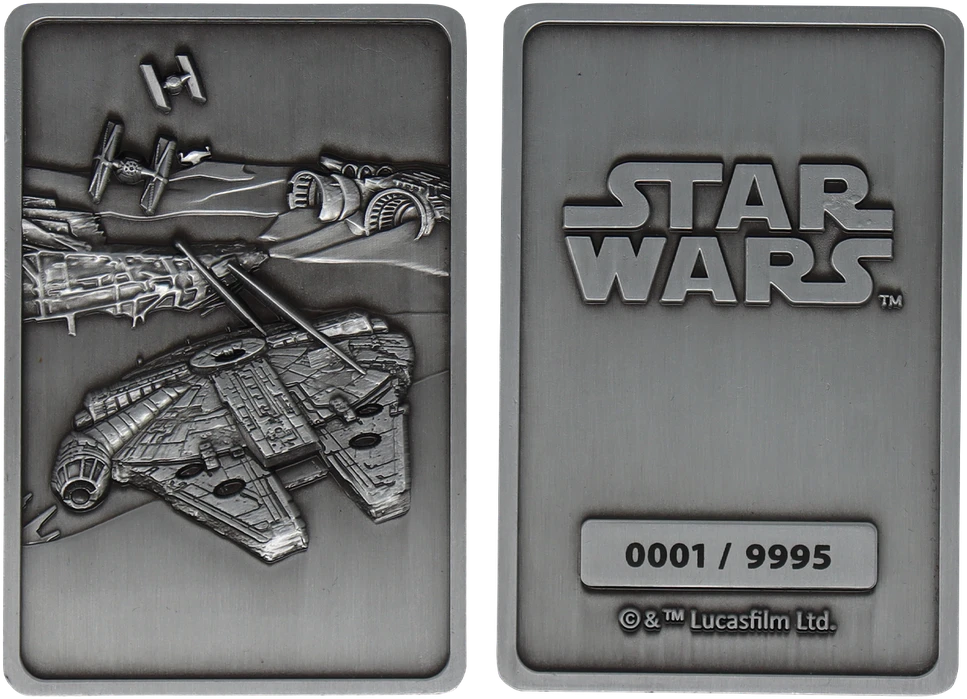 Fanatik „Žvaigždžių karų“ riboto leidimo „Millennium Falcon“ luitas