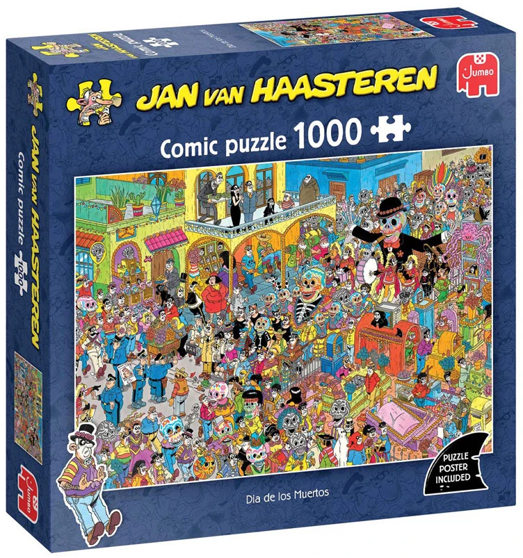 Dėlionė Jan Van Haasteren Janas Van Haasterenas – „Dia De Los Muertos“ (1000 vnt.)